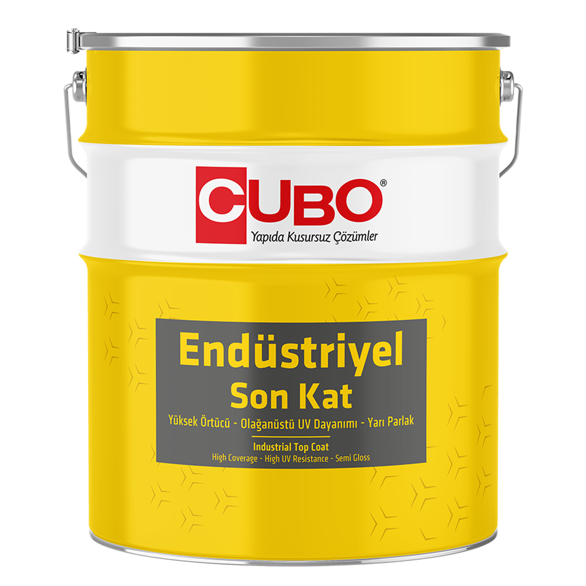 CUBO ENDÜSTRİYEL SON KAT BOYASI KAVUN SARI RAL 1028 0,75 KG